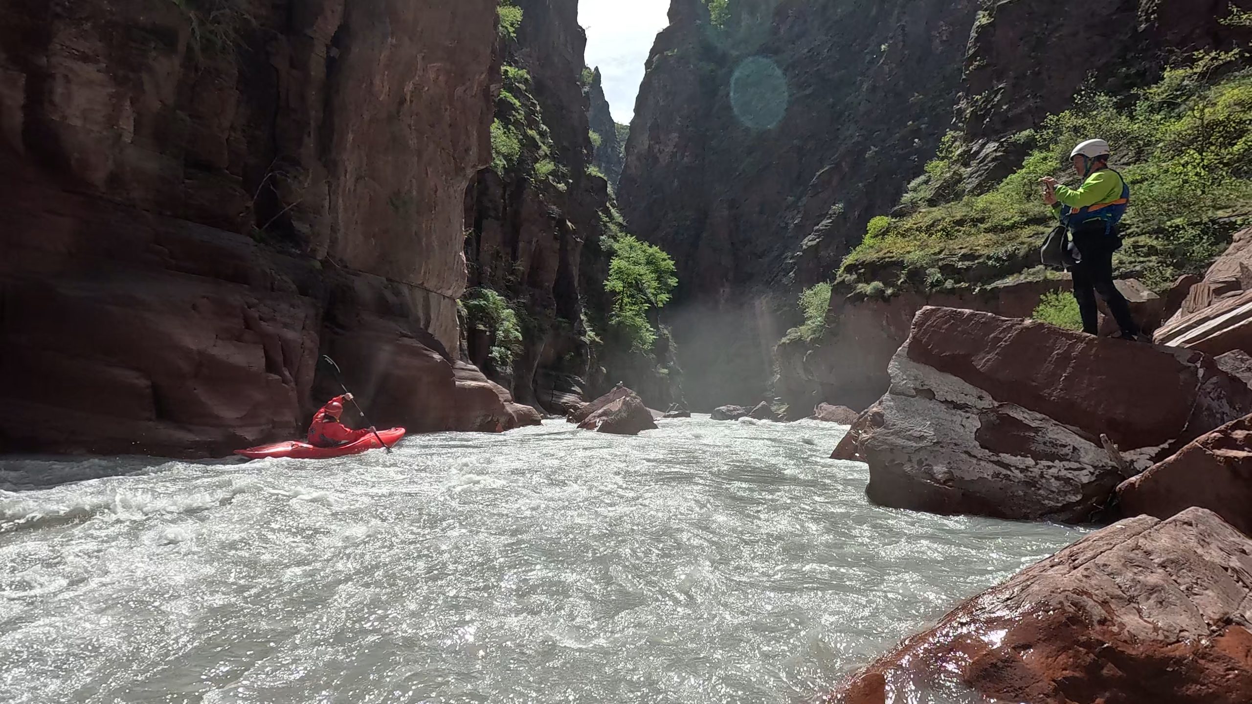 Stage de Kayak Var Gorge de Daluis les vagues à bonds kayak school Les vagues à bonds